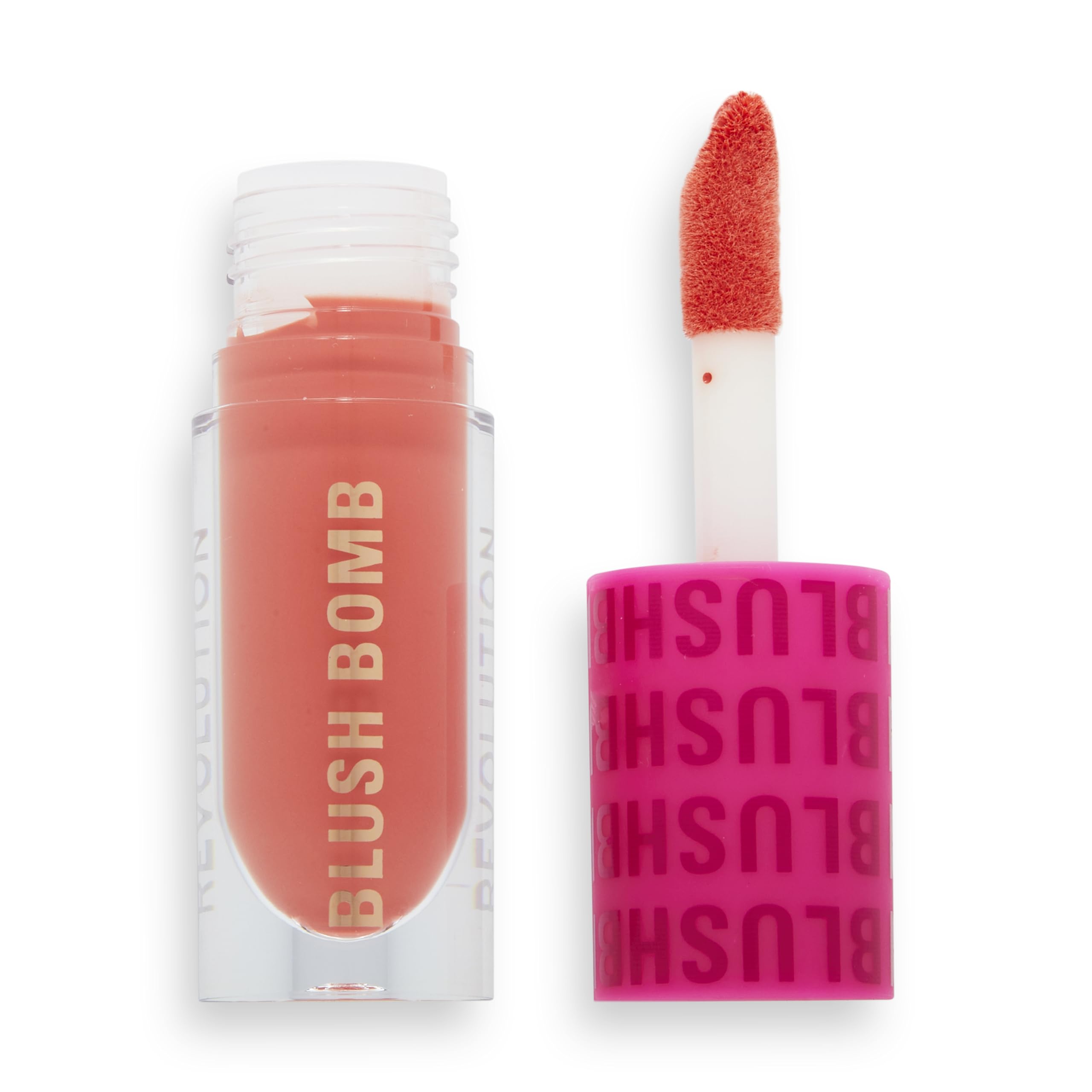 Makeup Revolution Blush Bomb Cream Blusher - Dolly Rose - Orange - One Size - Womens