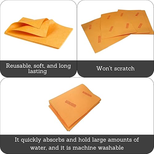 Vista 2 de Imusa Frasada Shammy Cloth, Naranja
