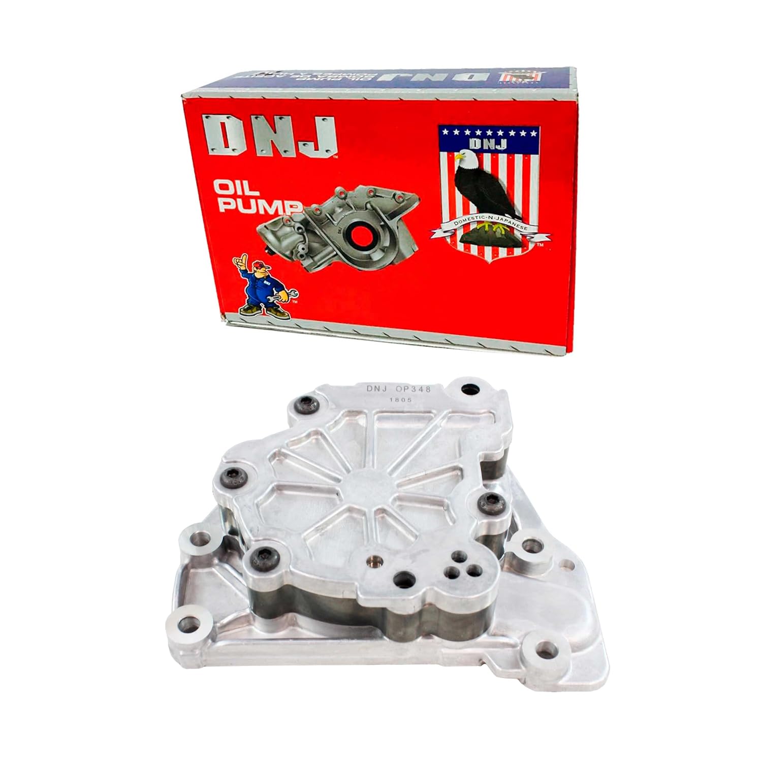 DNJ OP348 Oil Pump for 2013-2022 Buick, Cadillac, Chevrolet, GMC Acadia, ATS, Blazer 2.0L-2.5L L4 16V DOHC 1998cc