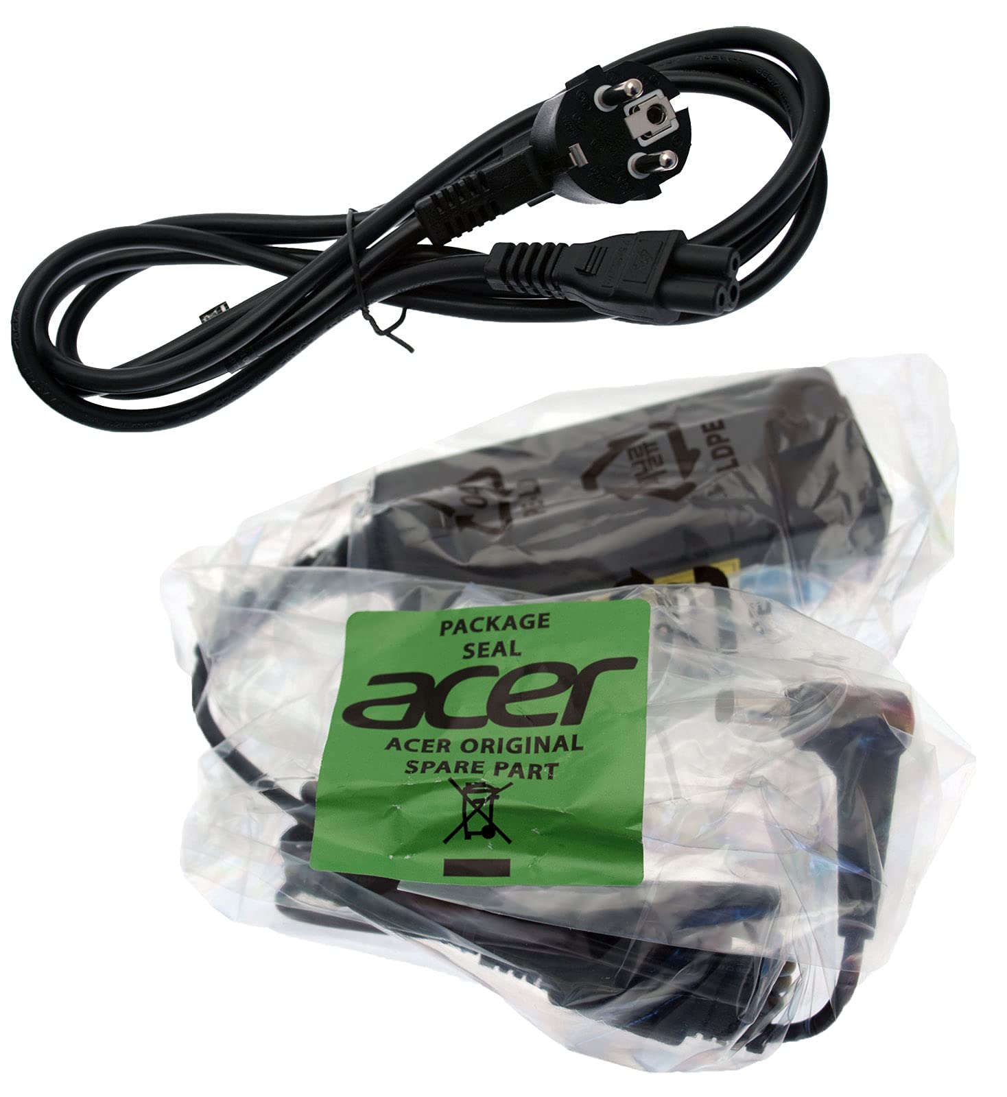 Acer Zasilacz/ładowarka 19 V / 1,58 A / 30 W z kablem sieciowym EU Aspire ONE D150 (oryginalny)