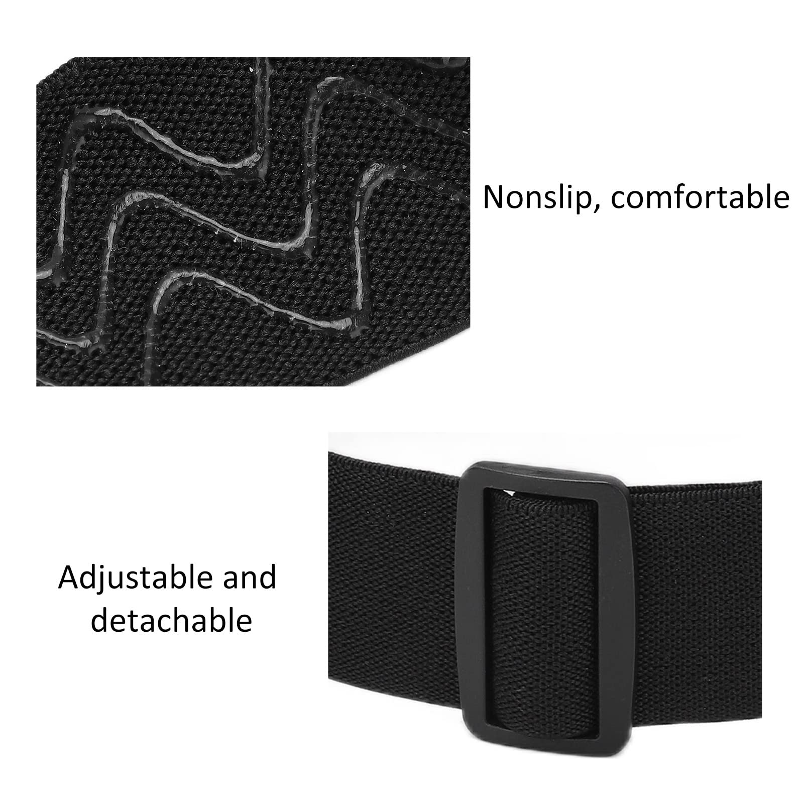 Supporto per Cinghia da Testa Regolabile per Action Camera e Telefono Cellulare, Supporto con Rotazione a 120°, Imbottitura in Gomma Morbida Antiscivolo, Design con Slitta Fredda