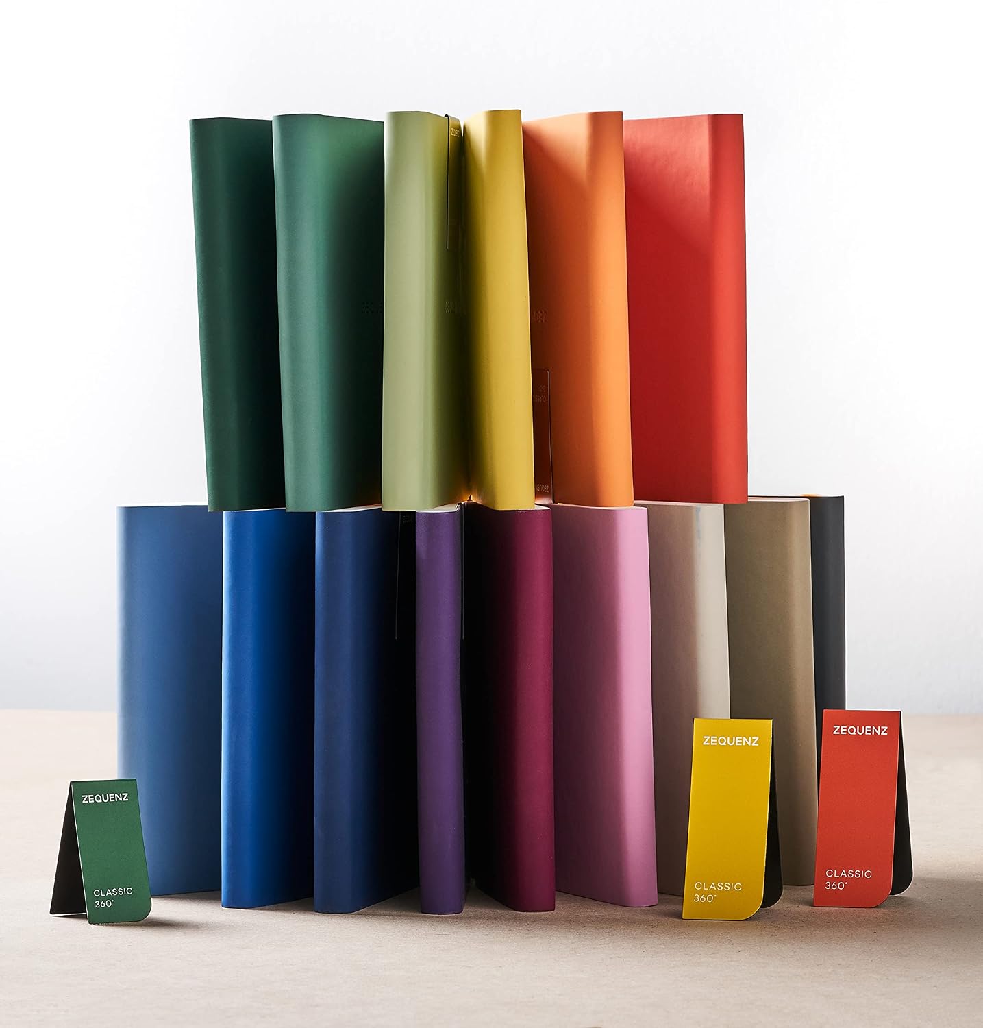Classic 360 The Color Series, Size: Large, Color: Fern, Paper: Dot, Soft cover Notebook, Soft Bound Journal, 5.83"W x 8.19" H x .47", 100 sheets / 200 pages, Dot Matrix Pattern Premium Paper