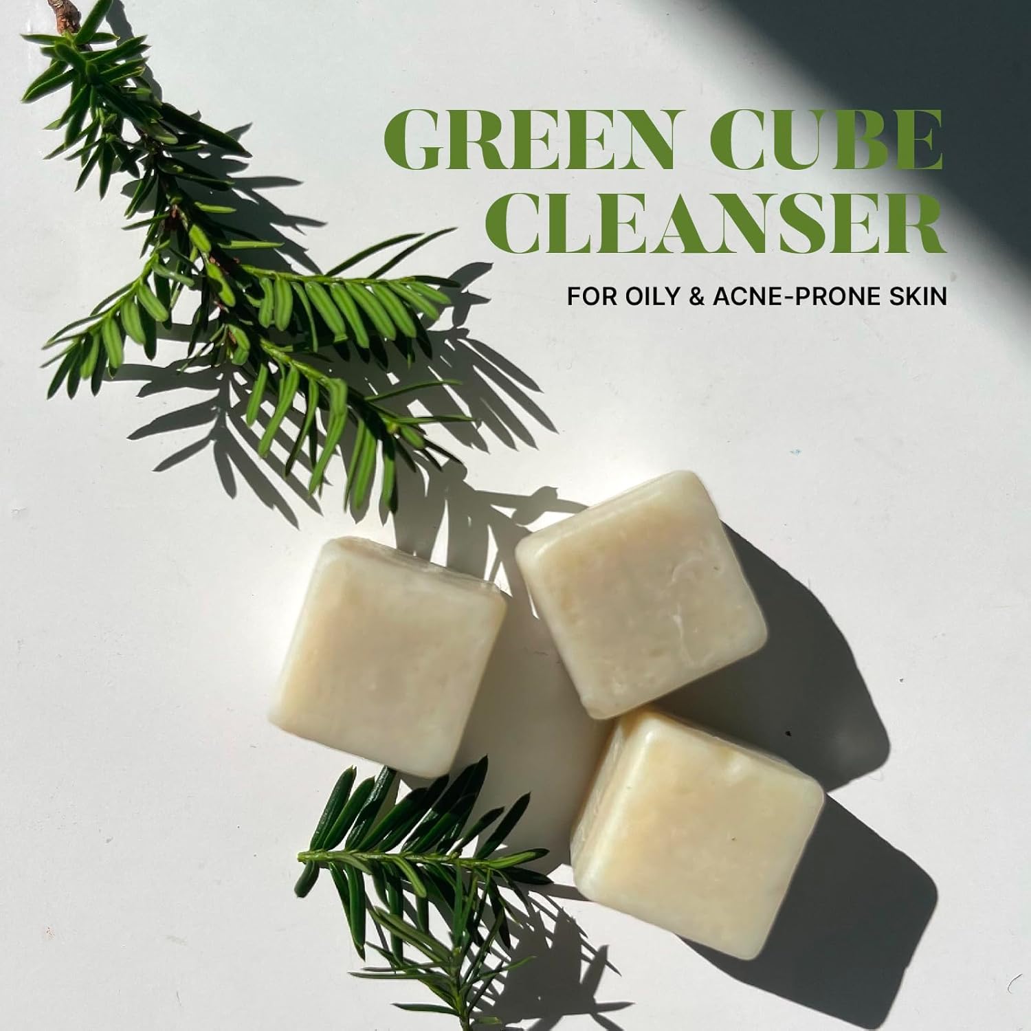 Clarifying Bar Soap Refill – Gentle Cleansing for Oily & Acne-prone Skin – Korean Skincare, Plant-based, Sulfate-free – For Men & Women I 3.53oz (5 Bars)