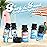 SALKING Surf & Sand Fragrance Oils, Premium Essential Oil for Diffuser, Scented Oil Gift Set for Soap Candle Making - Ocean Breeze, Salty Sea, Pink Sand, Coconut, Island Life, Pina Colada