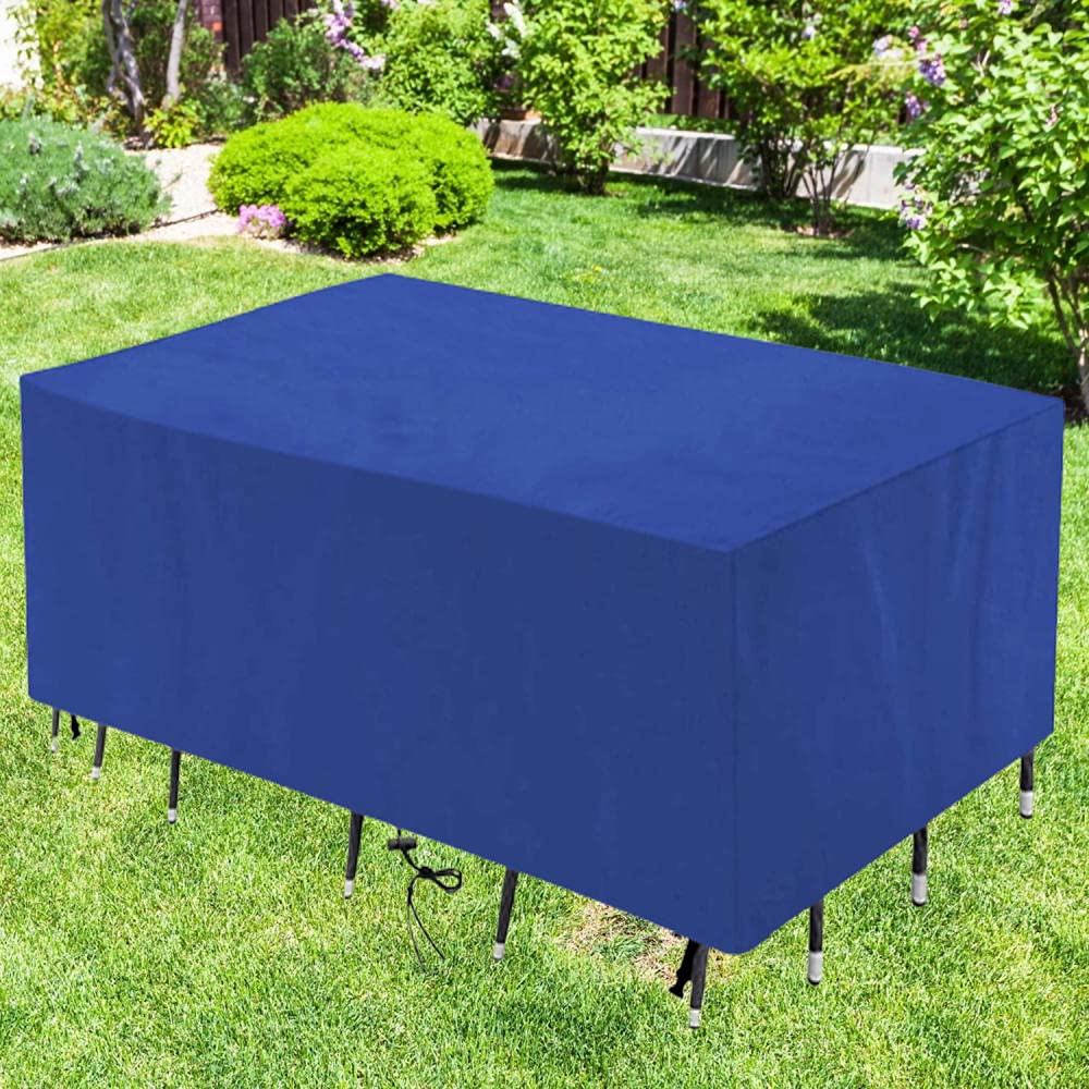 Copertura per Mobili da Giardino,420D Oxford Telo Impermeabile Anti-UV Antivento, per mobili da giardino, sedie, tavoli