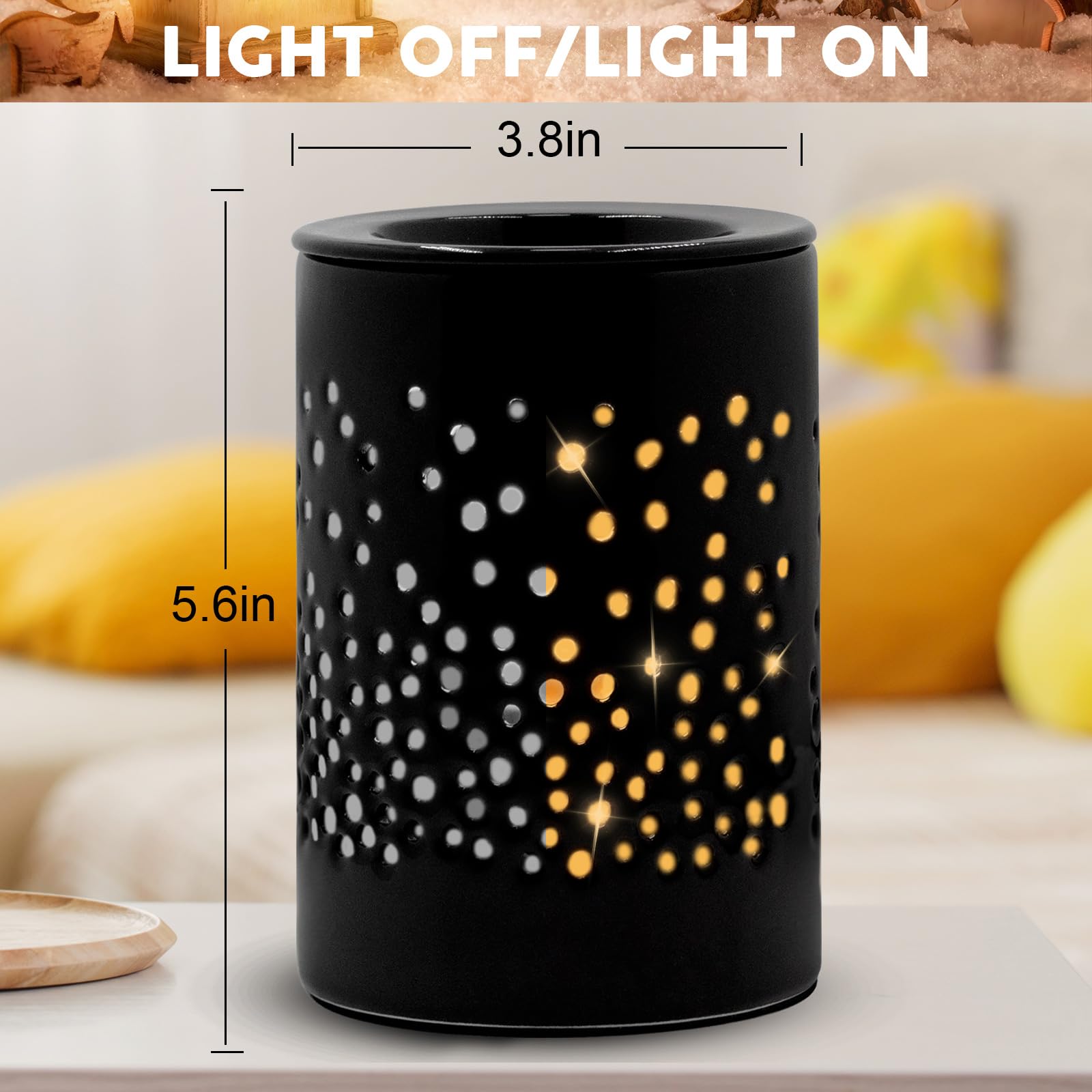 Bobolyn Ceramic Electric Wax Melt Warmer - Image 4