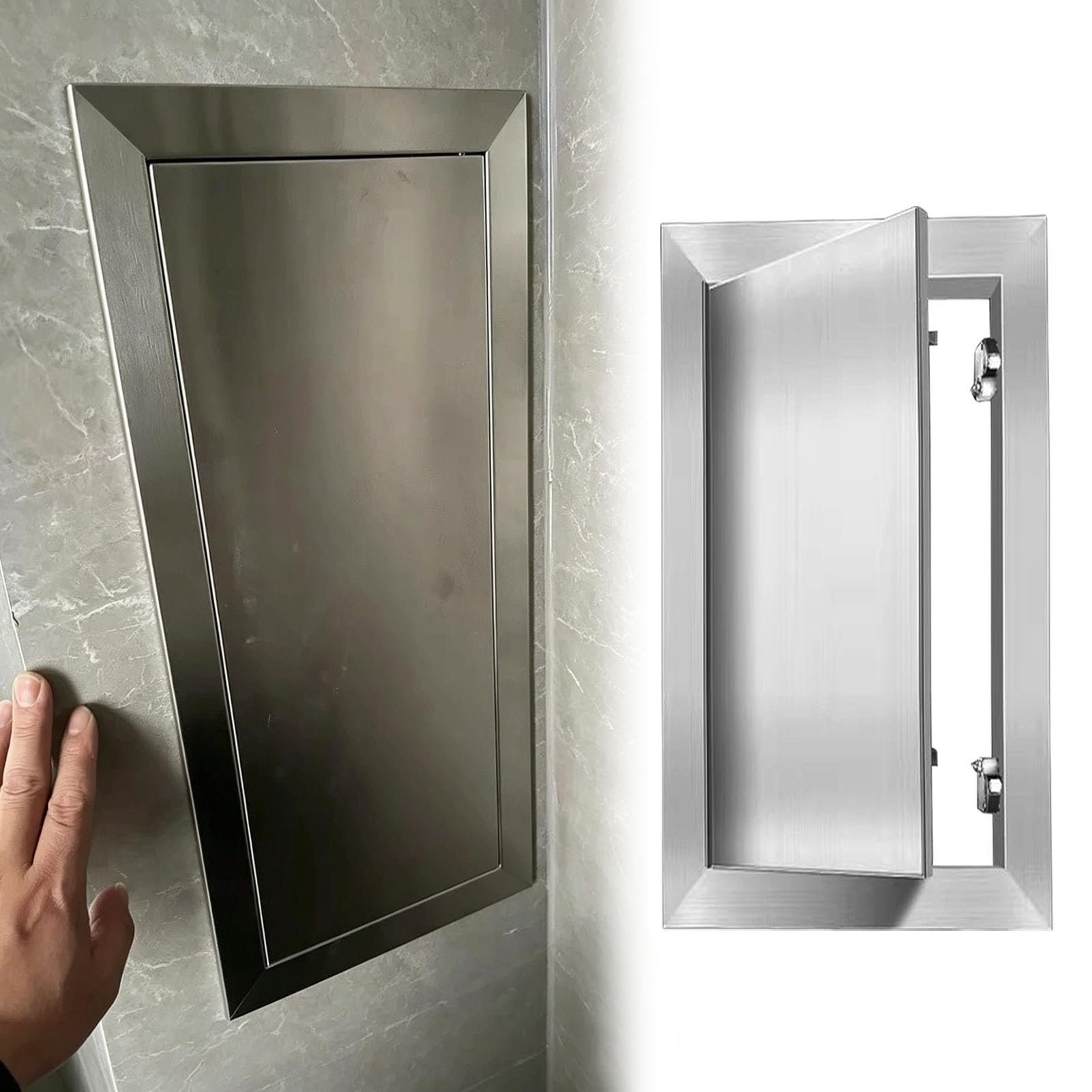 Panneau d acces etanche inox 304 anti infiltration pour mur et sol