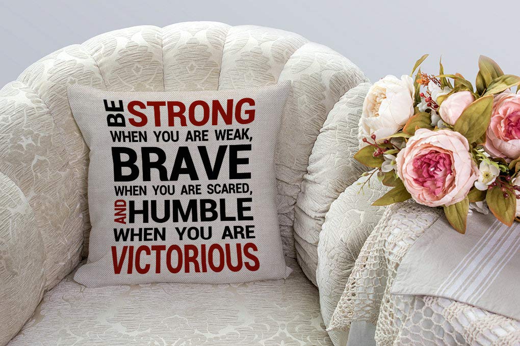 Amazon.co.jp: Be Strong When You are Weak Be Brave When You are 