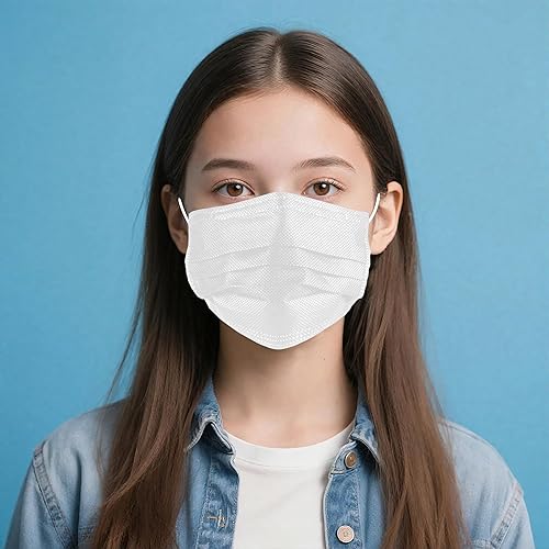 Miniatura 32 de NNPCBT 100 cubrebocas desechables de 3 capas, color negro, protección con filtro Adulto-100 Pack-negro