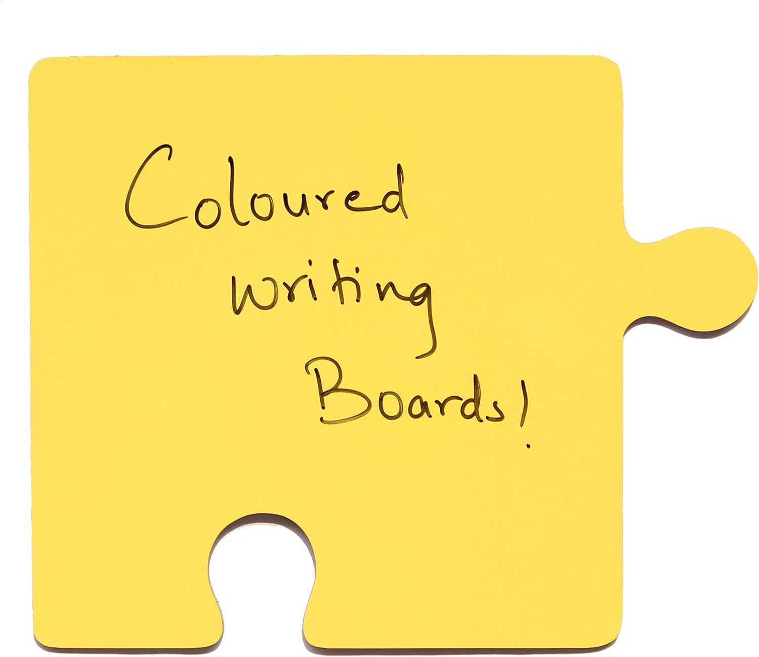 IVEI Puzzle Shaped Dry Erase Board(Yellow)