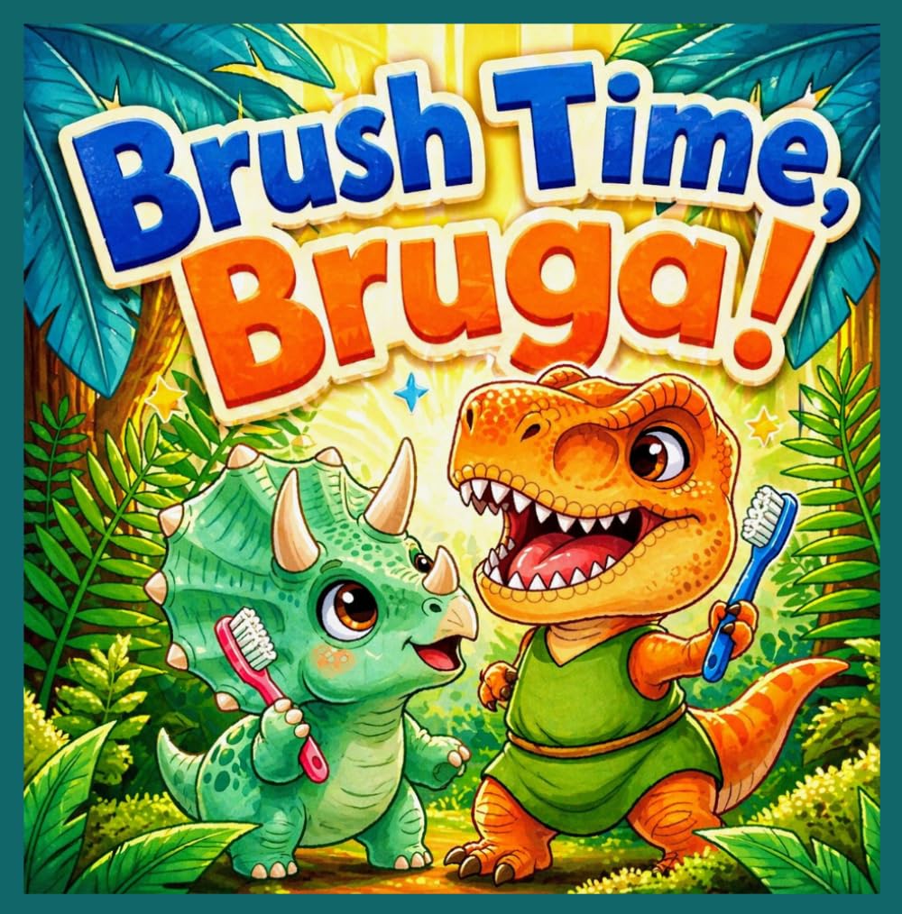 Brush Time, Bruga!: A Triceratops Tale About Brushing Teeth