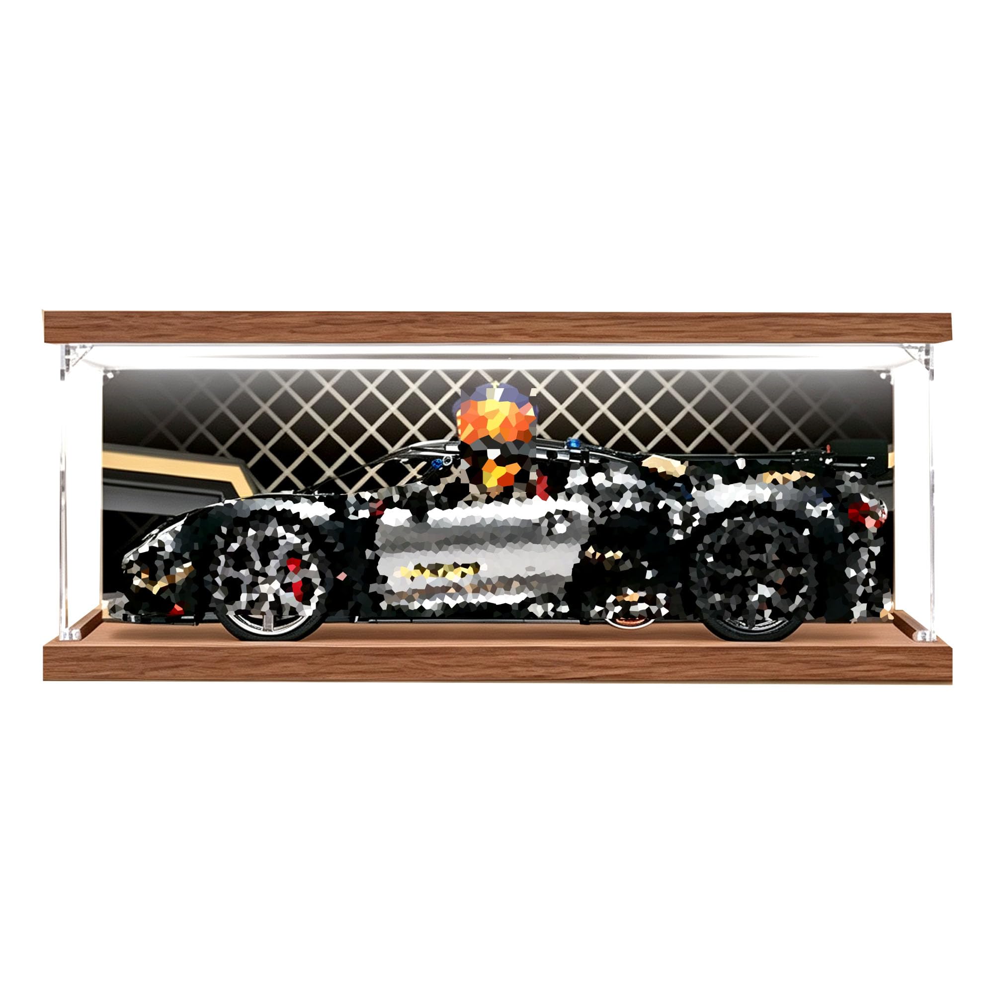 Clear Acrylic Showcase Box for Le-go 42232 Blocks (Lightbox 2)