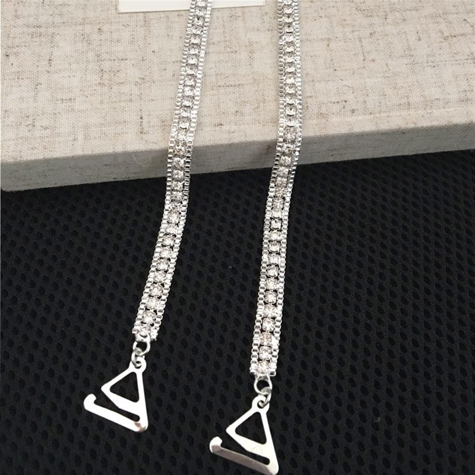 Tirantes de moda for el hombro, cristal artificial, for ropa interior, metal, antideslizantes, sexys, invisibles y geniales