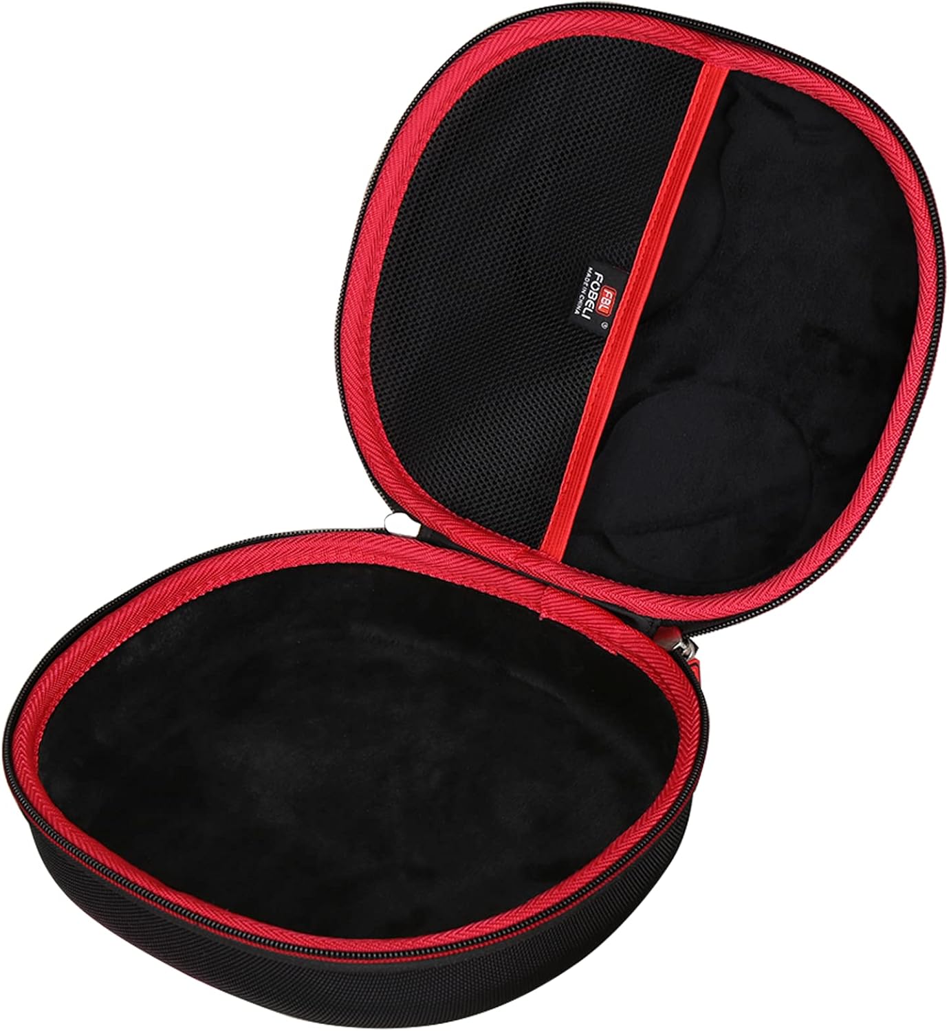 FBLFOBELI Hard Headphone Storage Case for Silensys E7 / PurelySound E7 / MOVSSOU E7 / COWIN E7 / Tapela E7 / Audonia E7 Active Noise Cancelling Bluetooth Headphones (Case Only) (Red) - Image 4