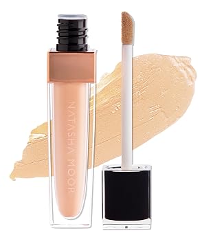 NATASHA MOOR Liquid Magic Concealer - Ultimate Coverage for Dark Circles - Long-Lasting, Water-Resistant, Vitamin E, Cruelty-Free - Suitable for All Skin Types #1 | Long-Lasting, Water-Resistant Formula With Vitamin E Helps Cover Dark Circles and Suits All Skin Types, Cruelty-Free