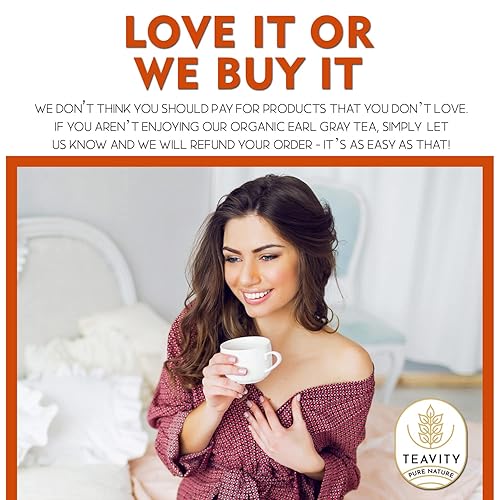 Vista 170 de Teavity - Paquete variado de cápsulas de té orgánicas Cápsulas de té caliente o hielo para Keurig, manzanilla, desayuno inglés, té negro, cápsulas