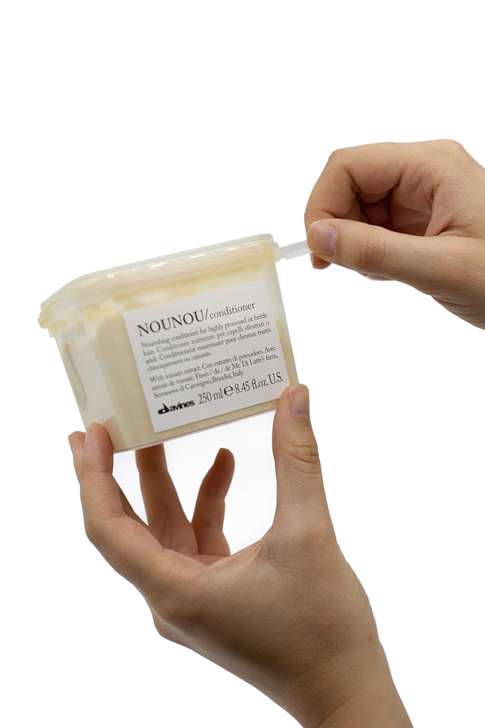 Davines NOUNOU Conditioner | Hydrating Deep Conditioner for Bleached, Permed, Relaxed, Damaged or Very Dry Hair | Replenishes Chemically Processed Hair | 2.5 fl oz : Everything Else