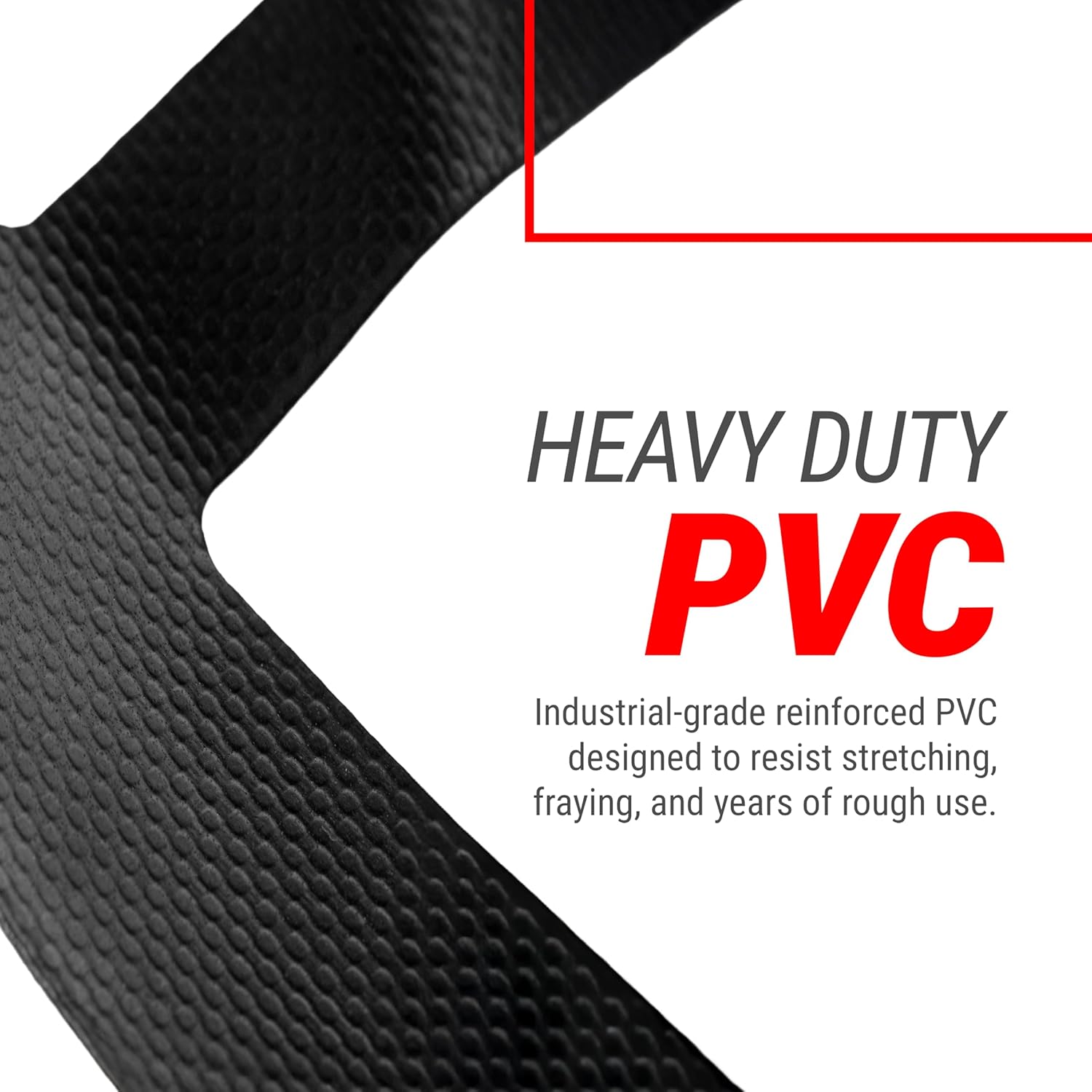 NVS Tailgate Cargo Net Heavy Duty PVC Nylon Truck Bed Net for Secure Cargo, Reduced Air Drag, Fits Most Trucks 60x18 - TGN-003
