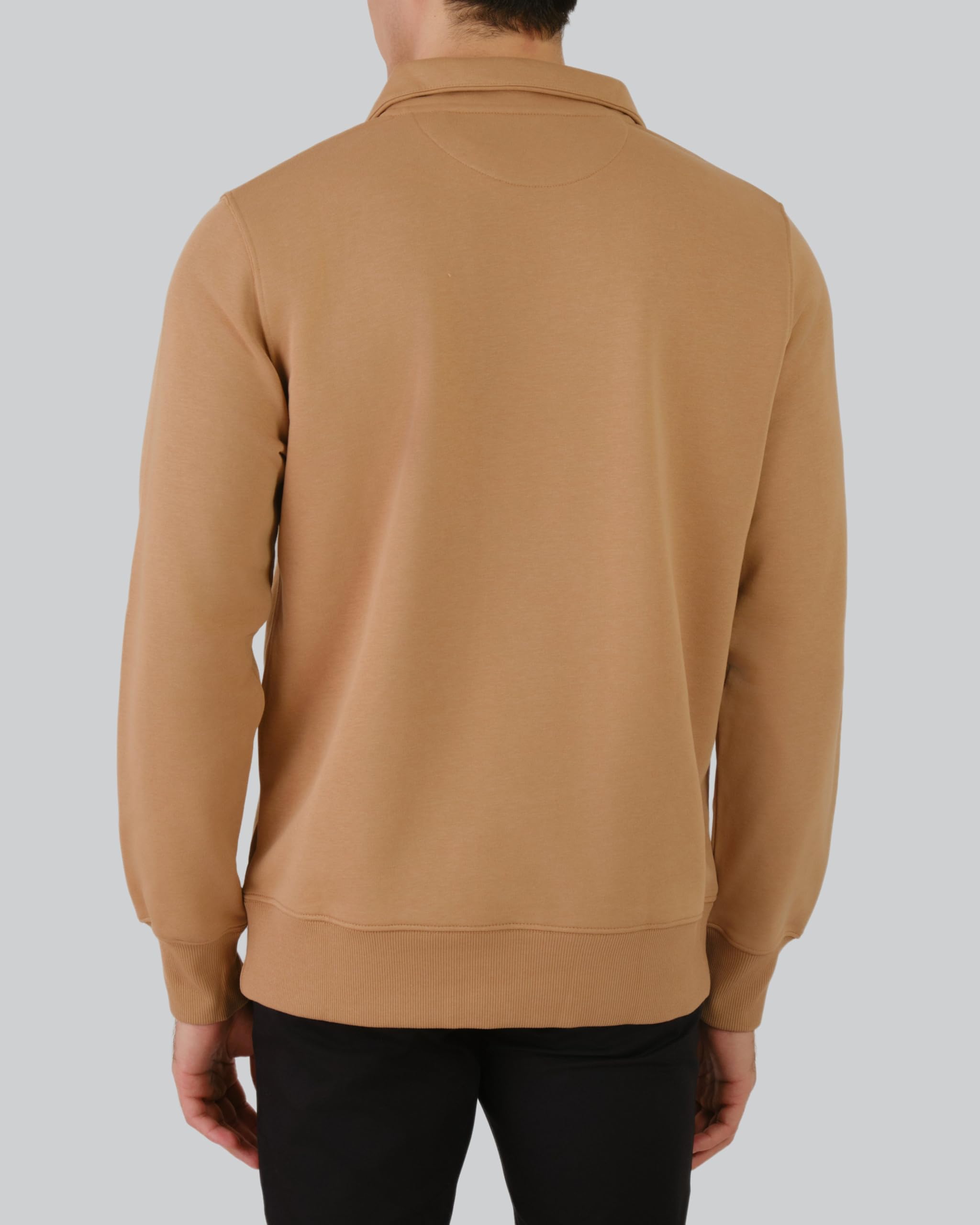 GANT Hombre Sudadera con Cremallera 1/4 con Escudo Regular, Bubblegum Pink