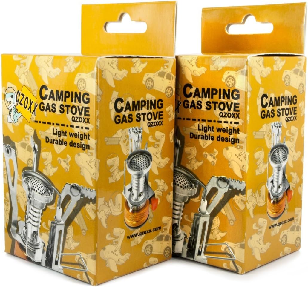 4X Ultralight Backpacking Canister Camp Stove Burner with