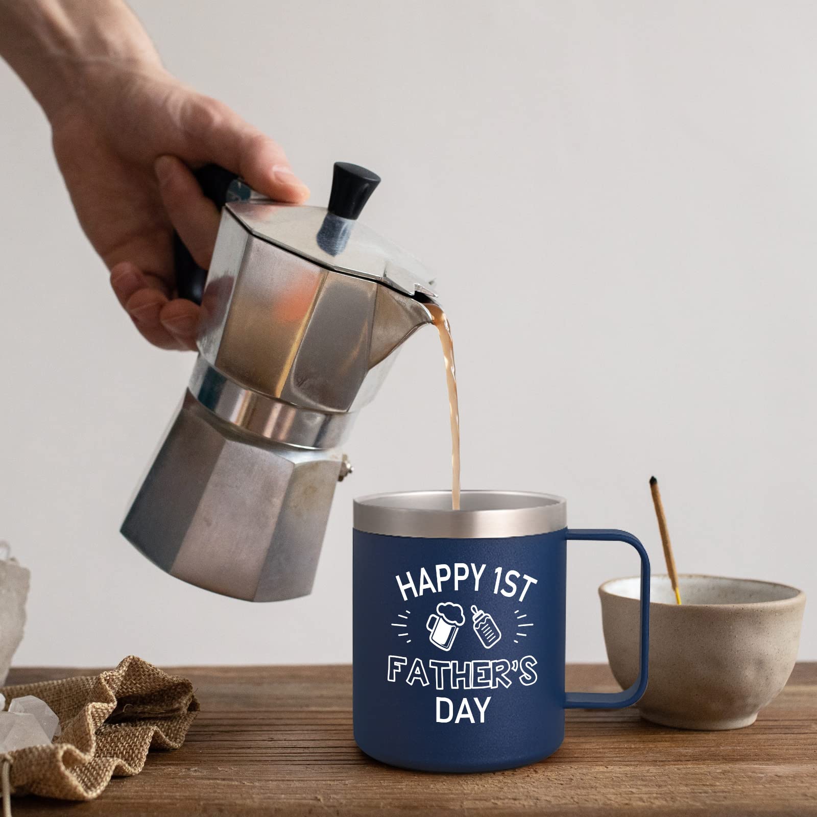 First Father's Day Mug 11oz - New Dad Gifts From Daughter, Husband, Or Family - View #2