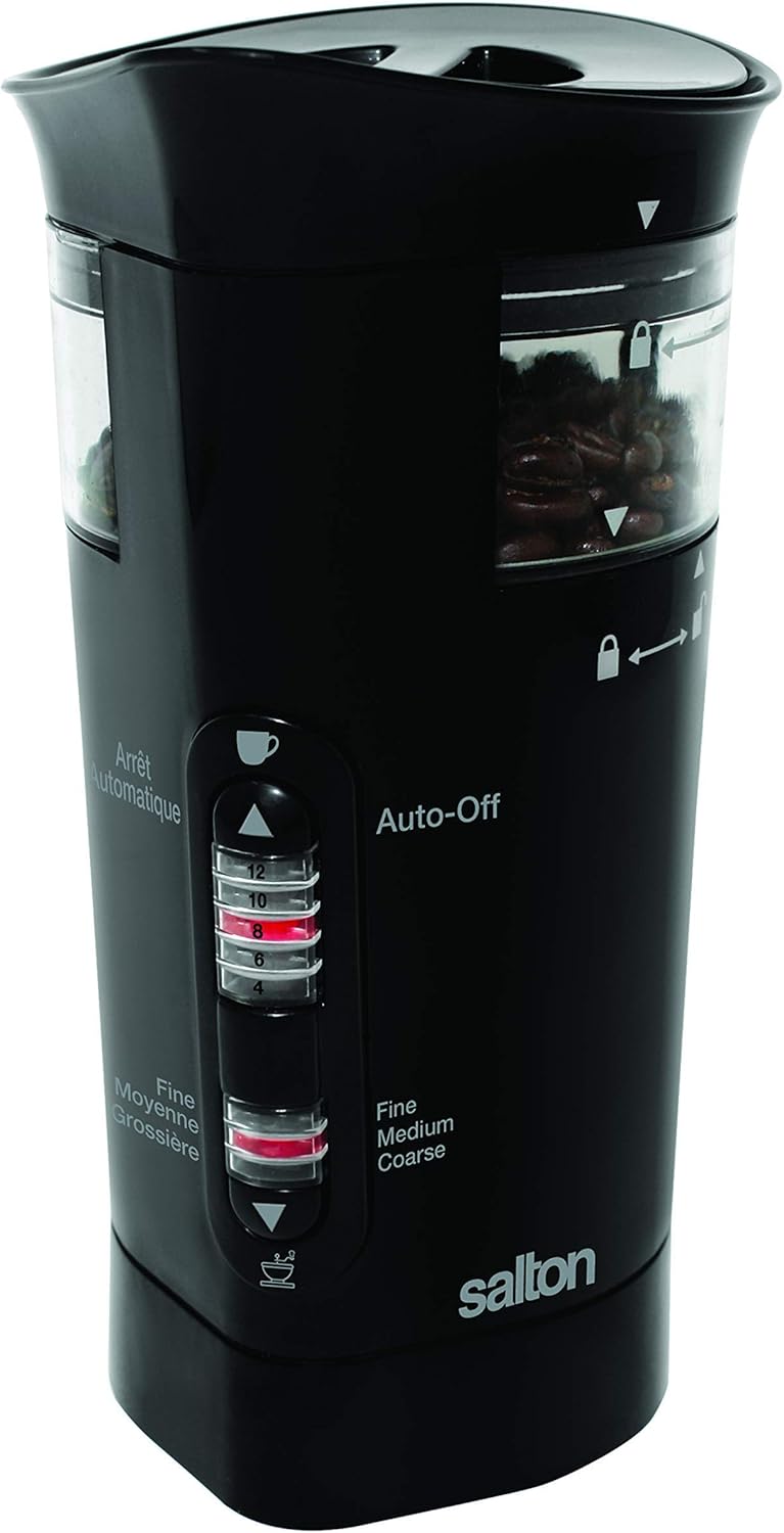 Salton Smart Grinder, Electric Blade Grinder for Ground Coffee, Spices