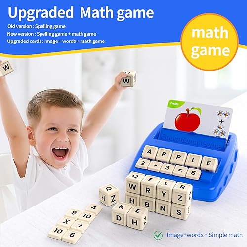 Miniatura 3 de DEGIDEGI Juguetes educativos para niños de 4 a 8 años, juegos de aprendizaje para niños preescolares y niñas, ortografía, lectura, aprendizaje de