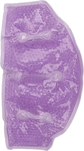 Envoltura de hielo para el cuello, compresa fría y caliente, para aliviar el dolor, reutilizable, con cuentas de gel refrescante para el cuello