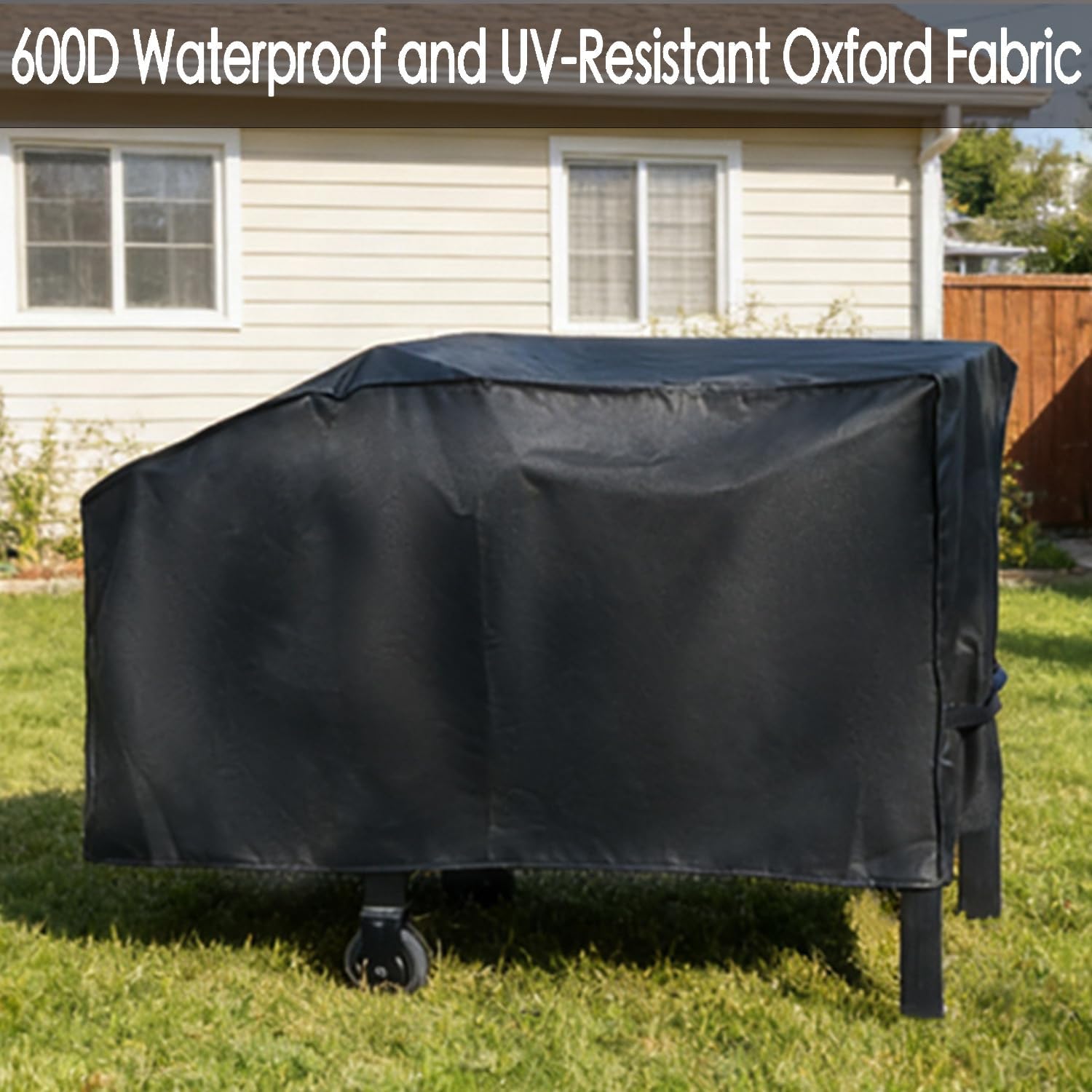 28 inch Blackstone Griddle Cover，600D Heavy Duty Waterproof Anti-UV Canvas Flat Top BBQ Cover for Blackstone 28'' Outdoor Cooking Gas Grill Griddle Station,
