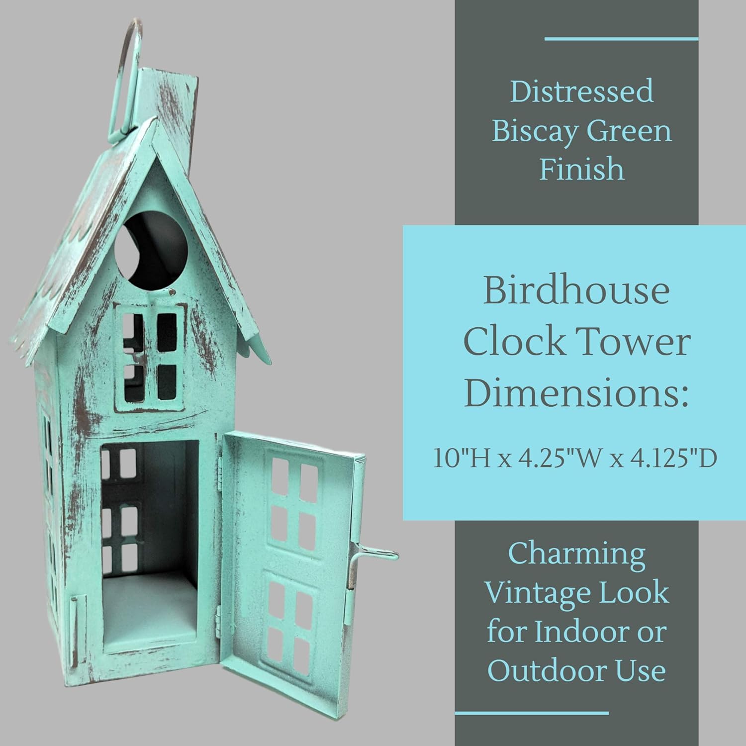 Metal Bird House Decor | Decorative Bird Houses for Indoor or Outdoor Hanging | Farmhouse Country Decor BirdHouses (Set of 3) : Patio, Lawn & Garden