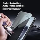 OpenTech® Privacy Military-Grade Tempered Glass Screen Protector Compatible for iPhone 17 Pro Max with Edge to Edge Coverage - Anti Spy, Case Friendly and Bubble free installation kit (6.9 Inches) gallery image
