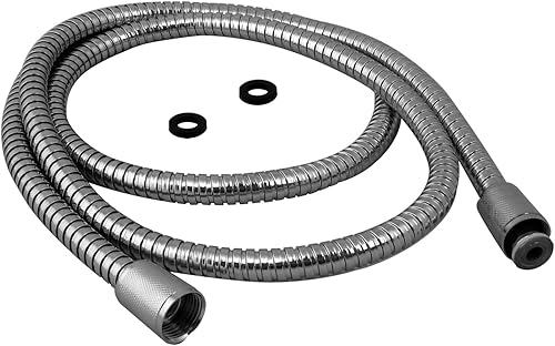 Westbrass Manguera de latón de 72" para ducha de mano, cromo pulido, D355-26