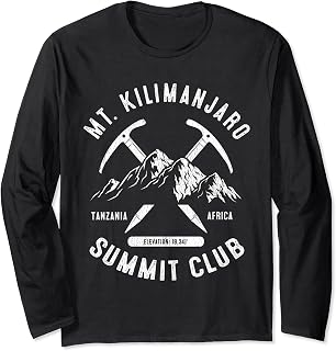Mount Kilimanjaro Summit Club I Climbed Mt Kilimanjaro Long Sleeve T-Shirt