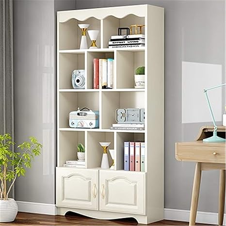 Amazon 本棚 書棚 収納棚 本棚の床のシンプルなリビングルーム子供の本棚シンプルな現代学生本棚収納ラック 玄関収納 鞄収納 衣類収納 漫画 雑誌 小説 コミック 組み立て式 色 White Size 80x24x180cm 本棚 オンライン通販