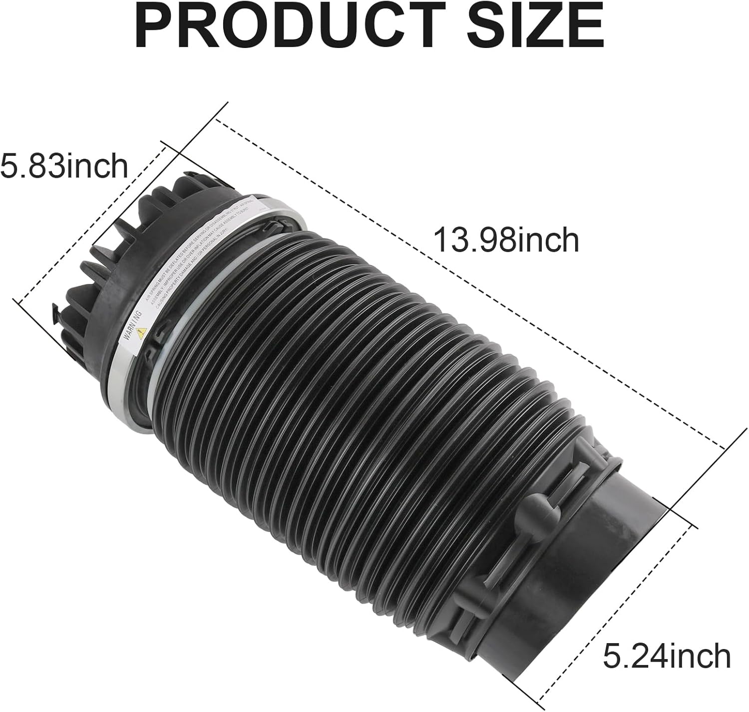 Rear Air Spring Suspension Bag Compatible with Ram 1500 2013-2018 Ram 1500 Classic 2019 2020 3.0L 3.6L Automotive Left & Right Air Shock Absorbers Replaces# 4877136AA 4877136AB 68248948AA