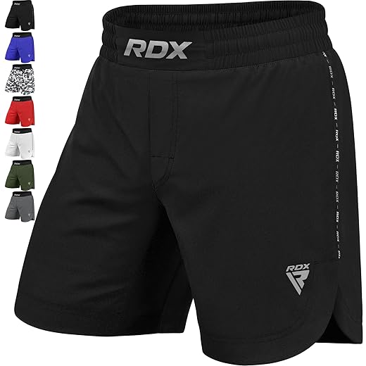 Rdx mma shorts for training and kick boxing, trunks for bodybuilding, cage fighting, muay thai,bjj grappling, combat sports