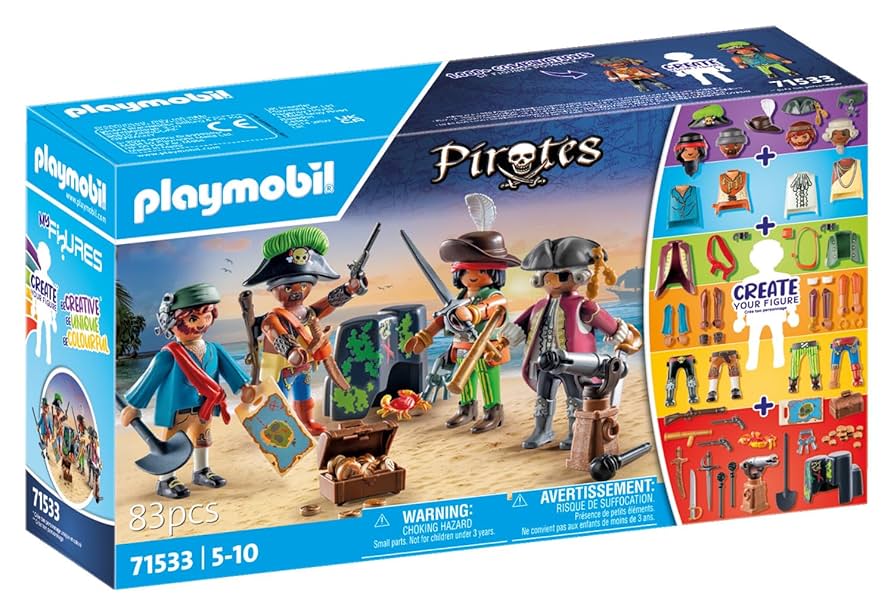 Playmobil My Figures Pirates Set with Interchangeable Parts