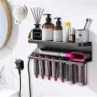 Organizador de Modelador Parede, Suporte para Secador e Chapinha, Organizador de Secador e Chapinha de Parede, Suporte de Armazenamento para Modelador, Suporte para Escova Modeladora