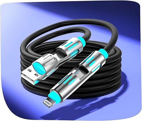 Cable USB C a USB C de 60 W 10 pies, QC y PD 2 en 1 USB-AC a USB-C Cable de cargador rápido para Apple MacBook ProAir 202020192018, iPad Pro