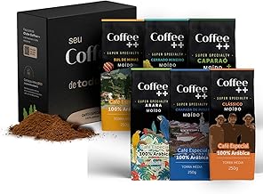 Kit 6 Pacotes Café Especial Torrado e Moído Variedades - Coffee Mais