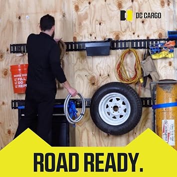 DC Cargo Mall E Track Rail Tie-Down Kit (8 Foot - 28 Pieces)