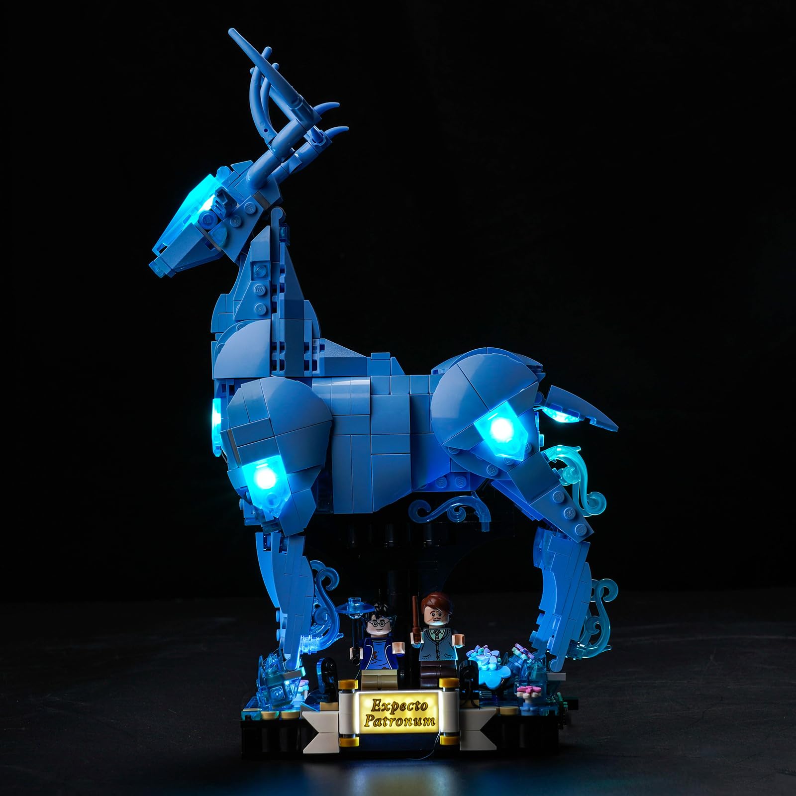 Kit for Lego Expecto Patronum Stag, Set for Lego 76414 Harry Potter Expecto Patronum 2-in-1 Set - Not Include Models, Just Light Set for Stag (Standard Version)