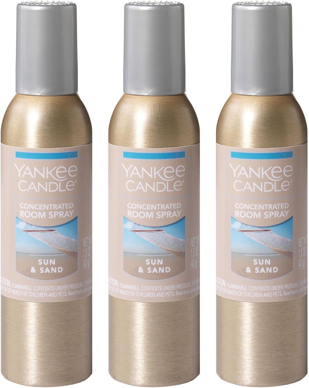 Yankee Candle Concentrated Room Spray 3Pack (Sun & Sand