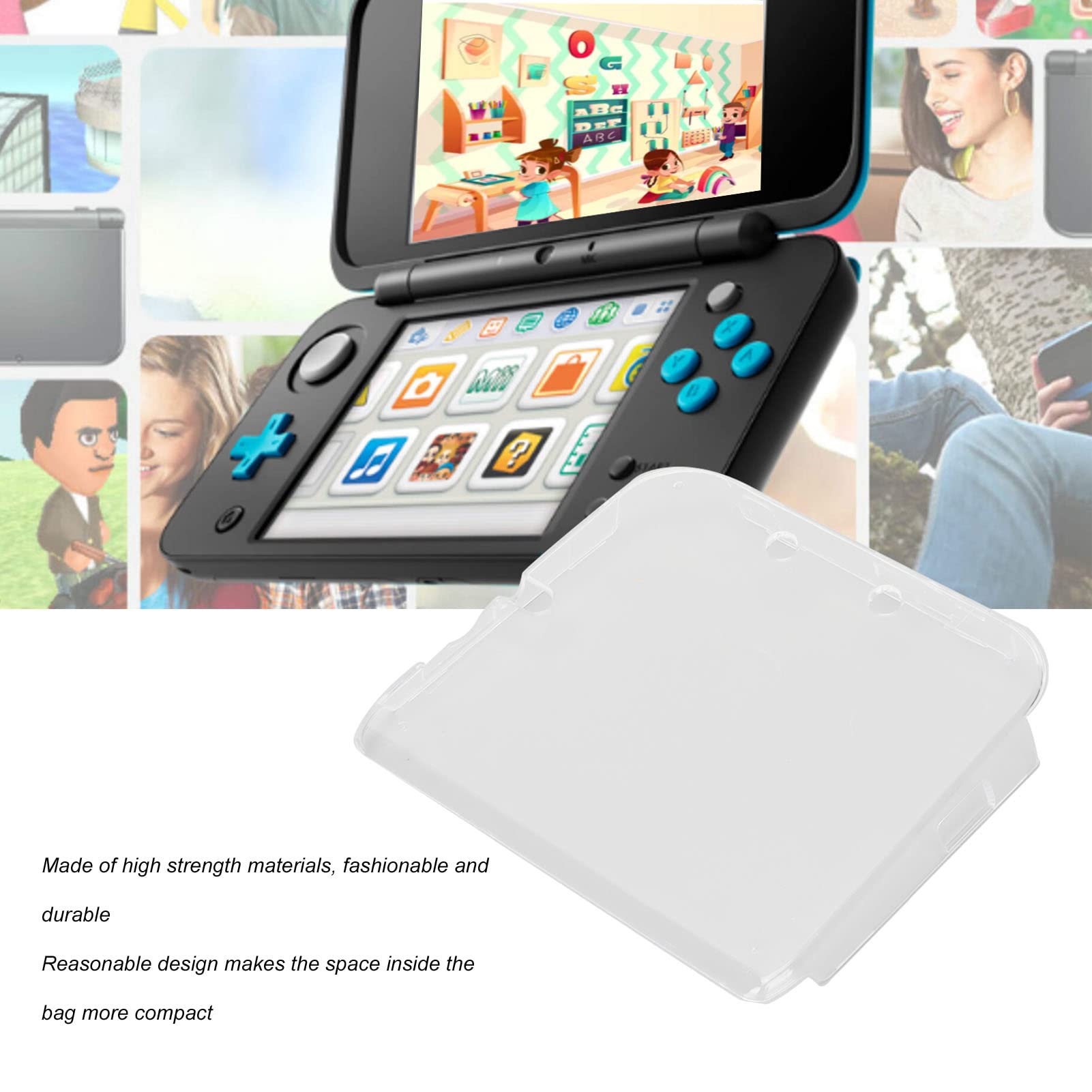 Cover trasparente alla moda per 2DS Crystal
