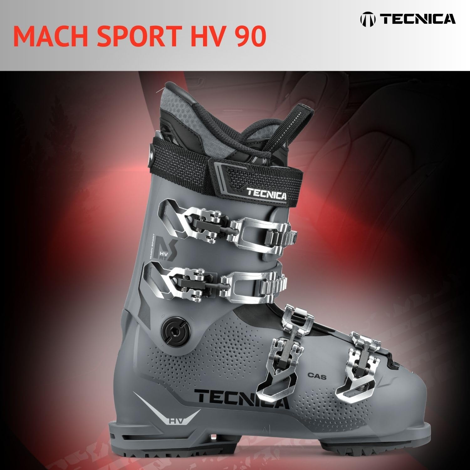 Tecnica - Scarpe Da Sci Mach Sport Hv 90 RT Gw Sport Grey Uomo - Dimensione 40 2/3 - Grigio