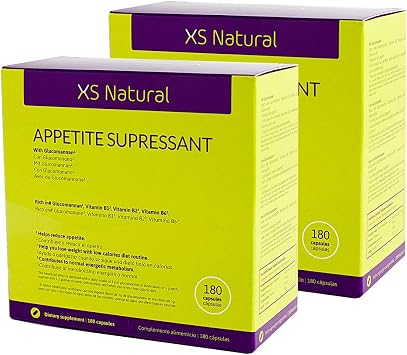 2 XS Natural Appetite Supressant Satiating Capsules to Control and Reduce Appetite