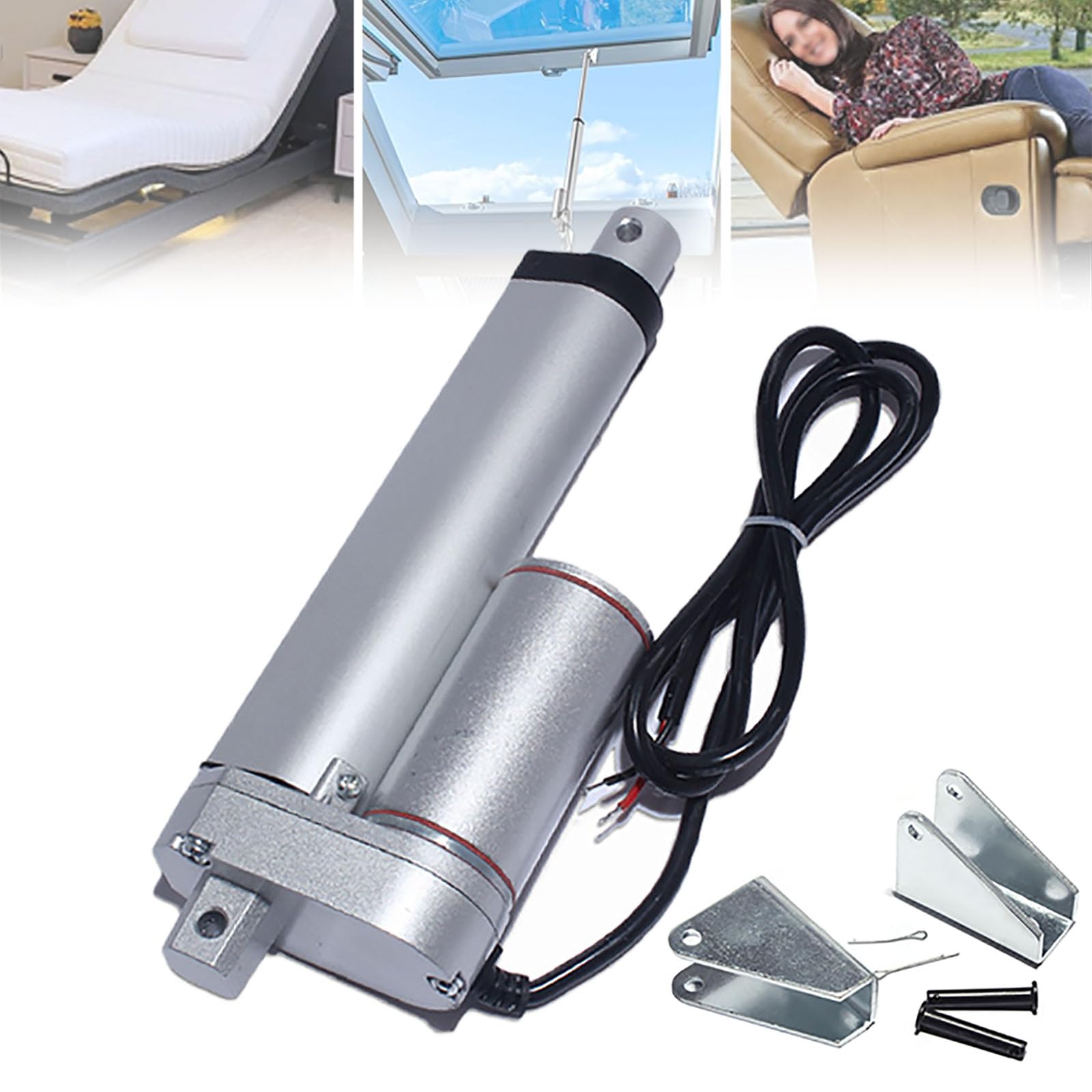Actionneur linéaire électrique 12V pour automatiser vos trappes de cave et meubles TV