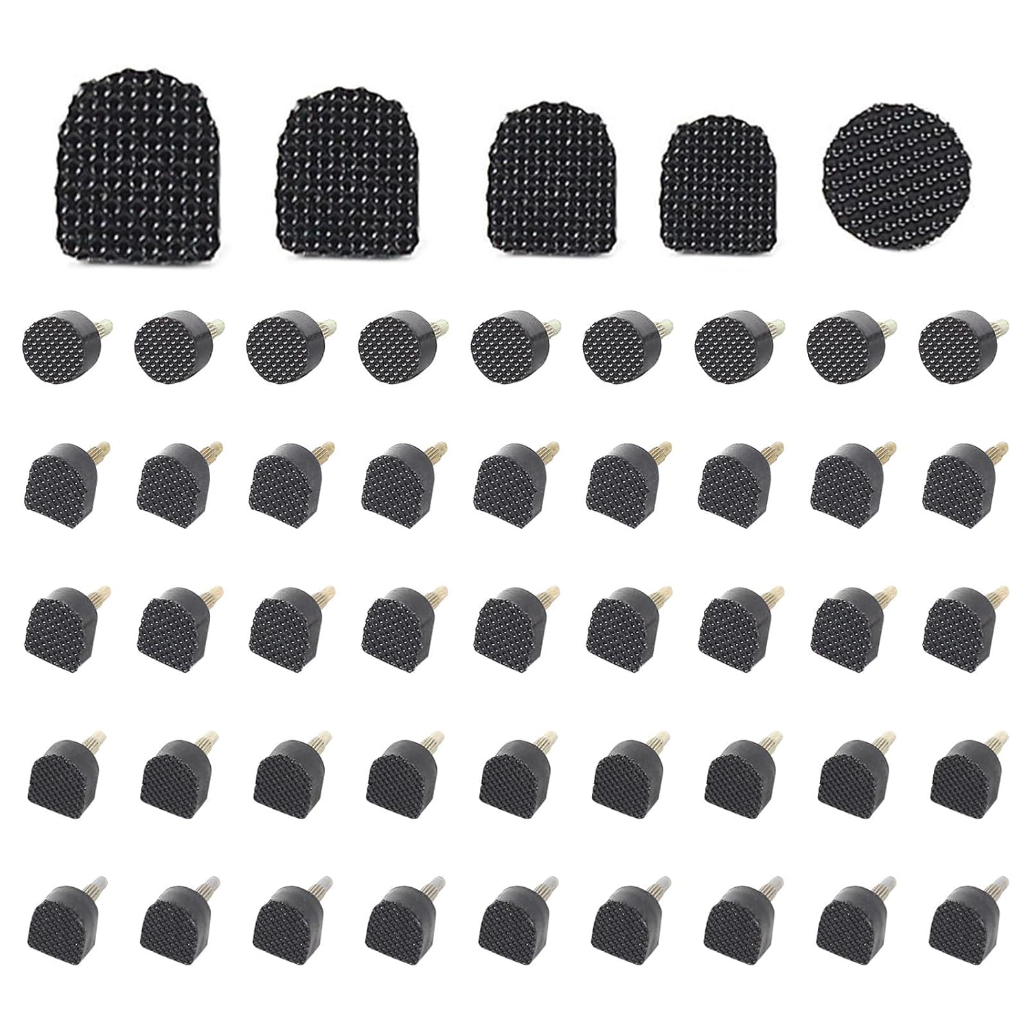 60 Pcs Heel Cover Cap, Durable Heel Stopper for Women’s Shoes, Convertible Heels Replacement, Non-Slip Sole Protector for Stiletto and High Heels