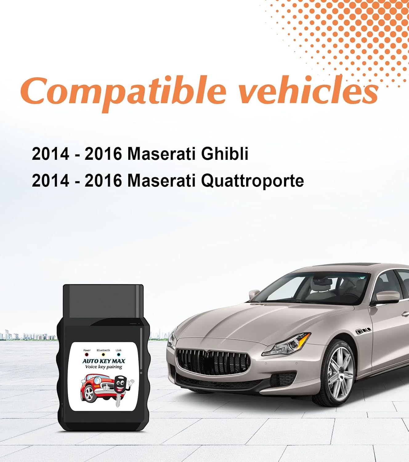 Replacement for 2014 2015 2016 2017 Ghibli Quattroporte Levante Key Fob Remote Control FCCID M3N-7393490