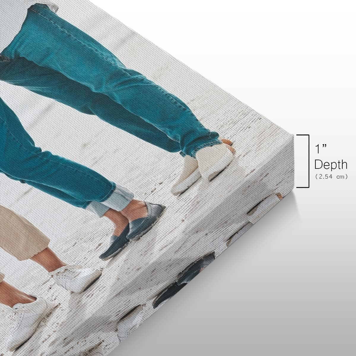 Renditions Gallery Set of 9, 8x10 Custom Photo Canvas Prints with Solid Wood. Create Personalized Photos Collage with Peel & Stick Photo Frames. Wrapped Canvas